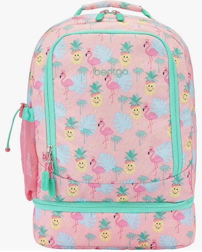 Bentgo Kids Prints 2 en 1 mochila y lonchera aislada duradera, ligera, colorido estampado