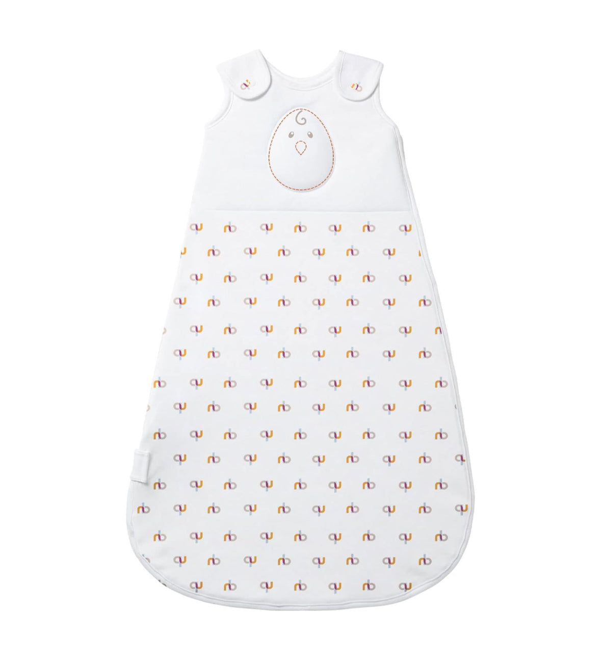 Nested Bean Zen Sack - Saco de dormir cuidadosamente pesado | Bebé: 0 a 6 meses | 100% algodón