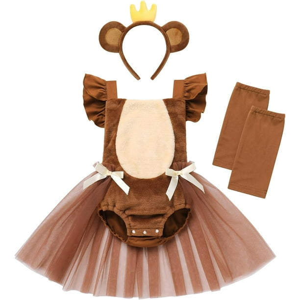 Disfraz navideños de alce para niñas