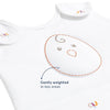 Nested Bean Zen Sack - Saco de dormir cuidadosamente pesado | Bebé: 0 a 6 meses | 100% algodón