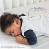 Nested Bean Zen Sack - Saco de dormir cuidadosamente pesado | Bebé: 0 a 6 meses | 100% algodón
