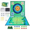 Juego de chipping de golf Minetom con tapete de golpeo, 152 x 152 cm