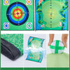 Juego de chipping de golf Minetom con tapete de golpeo, 152 x 152 cm