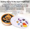 Lobonbo Juego de Escritorio Tin Box Spot It Halloween