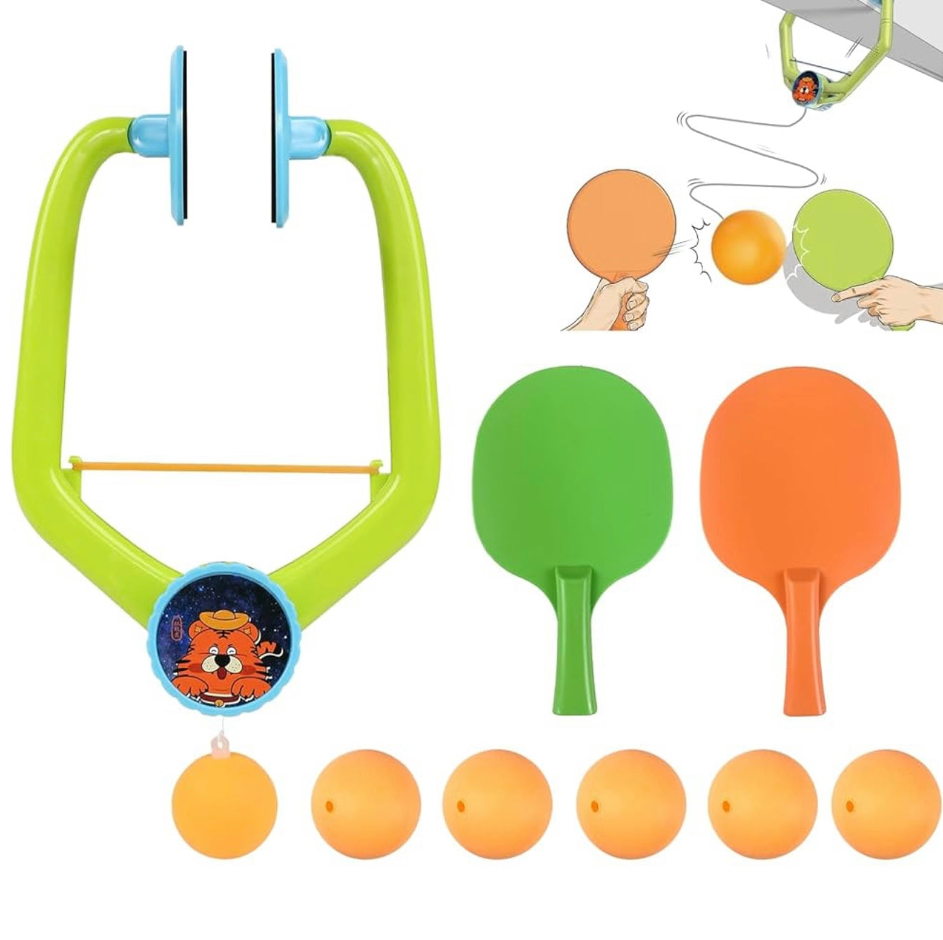 Juego de ping pong para puerta