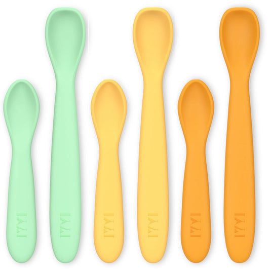 Cucharas de silicona para bebés