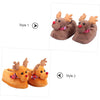 Pantuflas De Cervatillo Navideño