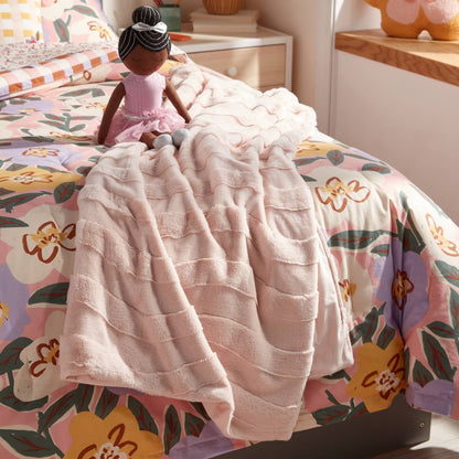 Manta de felpa infantil Pink Wave - Pillowfort™