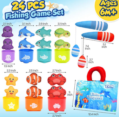 Juego de pesca para niños pequeños