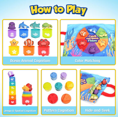 Juego de pesca para niños pequeños