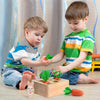 SKYFIELD Juego de Cosecha de Zanahorias Juguete de Madera