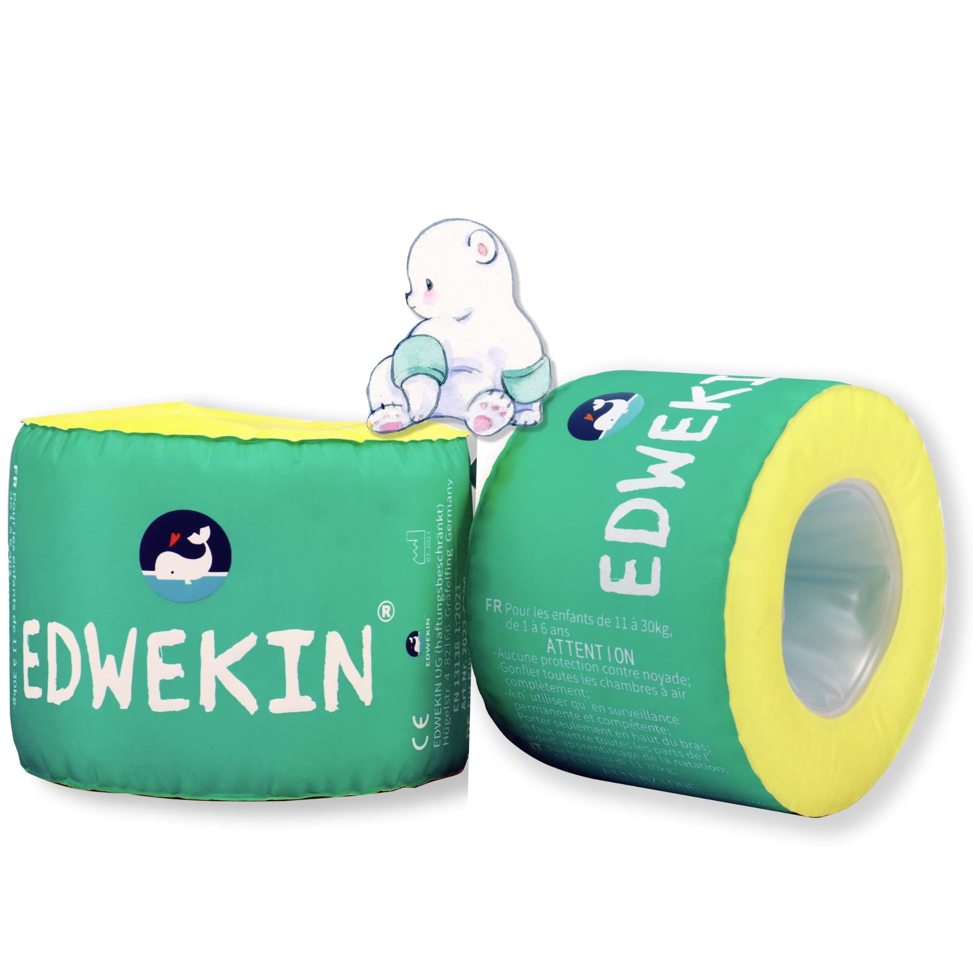 EDWEKIN® Flotador de bebé,Flotador inflable, 11-30kg