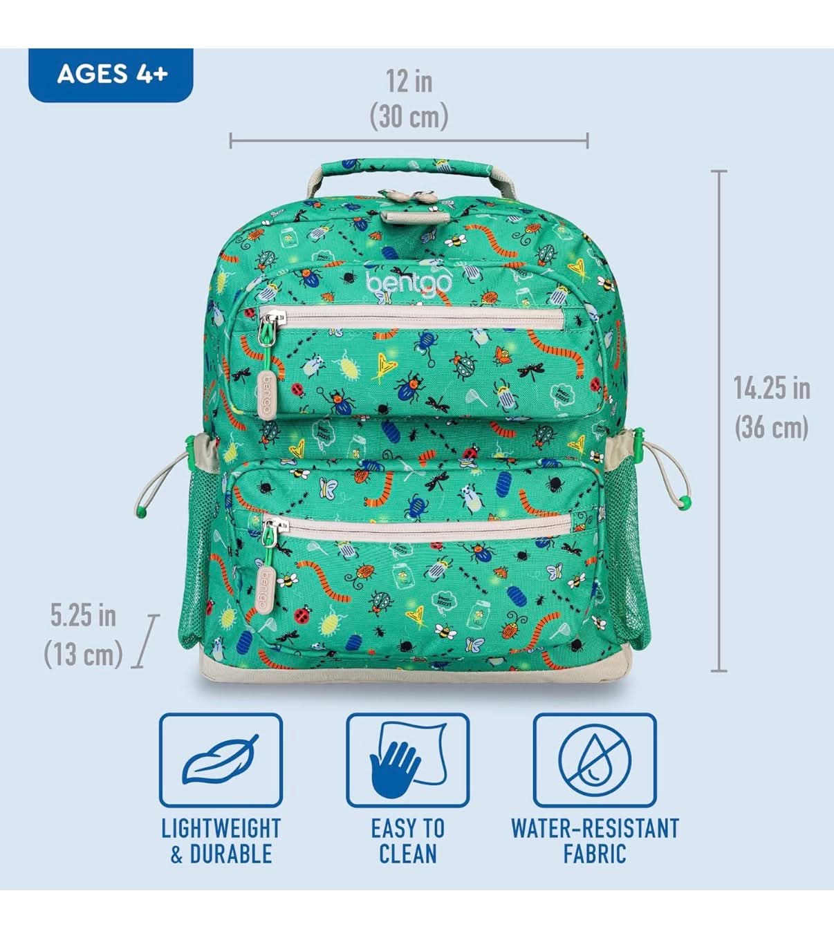 Bentgo Mochila para niños - Mochila ligera y duradera de 14 pulgadas