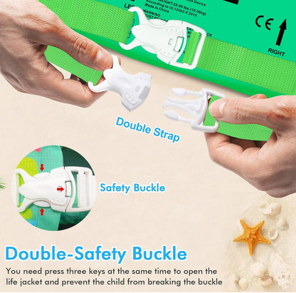 Chaleco de natación para niños de 30 a 60 libras