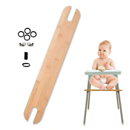 Reposapiés para silla alta, pedal antideslizante de altura ajustable para sillas altas con 4 anillos de goma