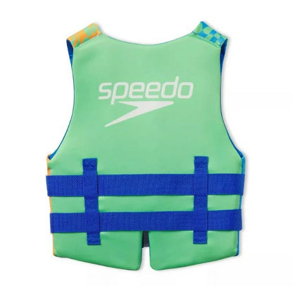 Speedo Youth Life Peso Del Chaleco de la Chaqueta (Jóvenes de 50 a 90 Libras) - a Cuadros