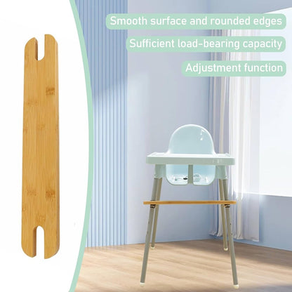 Reposapiés para silla alta, pedal antideslizante de altura ajustable para sillas altas con 4 anillos de goma