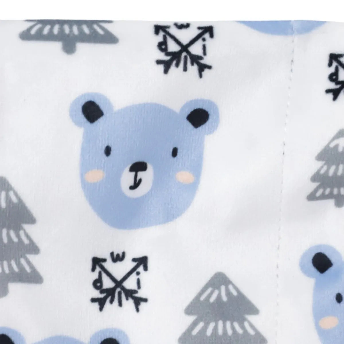 Baby Essentials mantita de seguridad multicolor con estampado