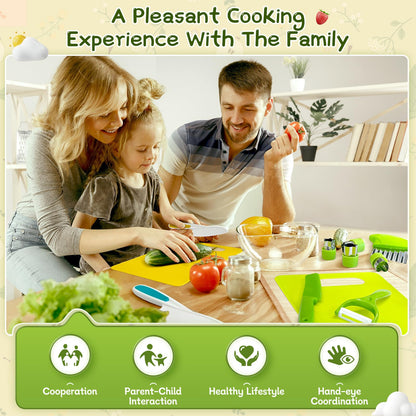 Juego de cuchillos para niños de 13 piezas para cocina real