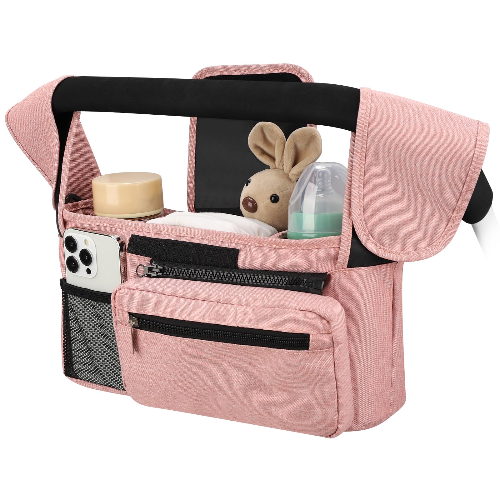 Organizador universal para cochecito Accmor con portavasos