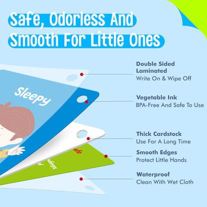 Tarjetas de emociones, 50 sentimientos diferentes con habilidades de afrontamiento