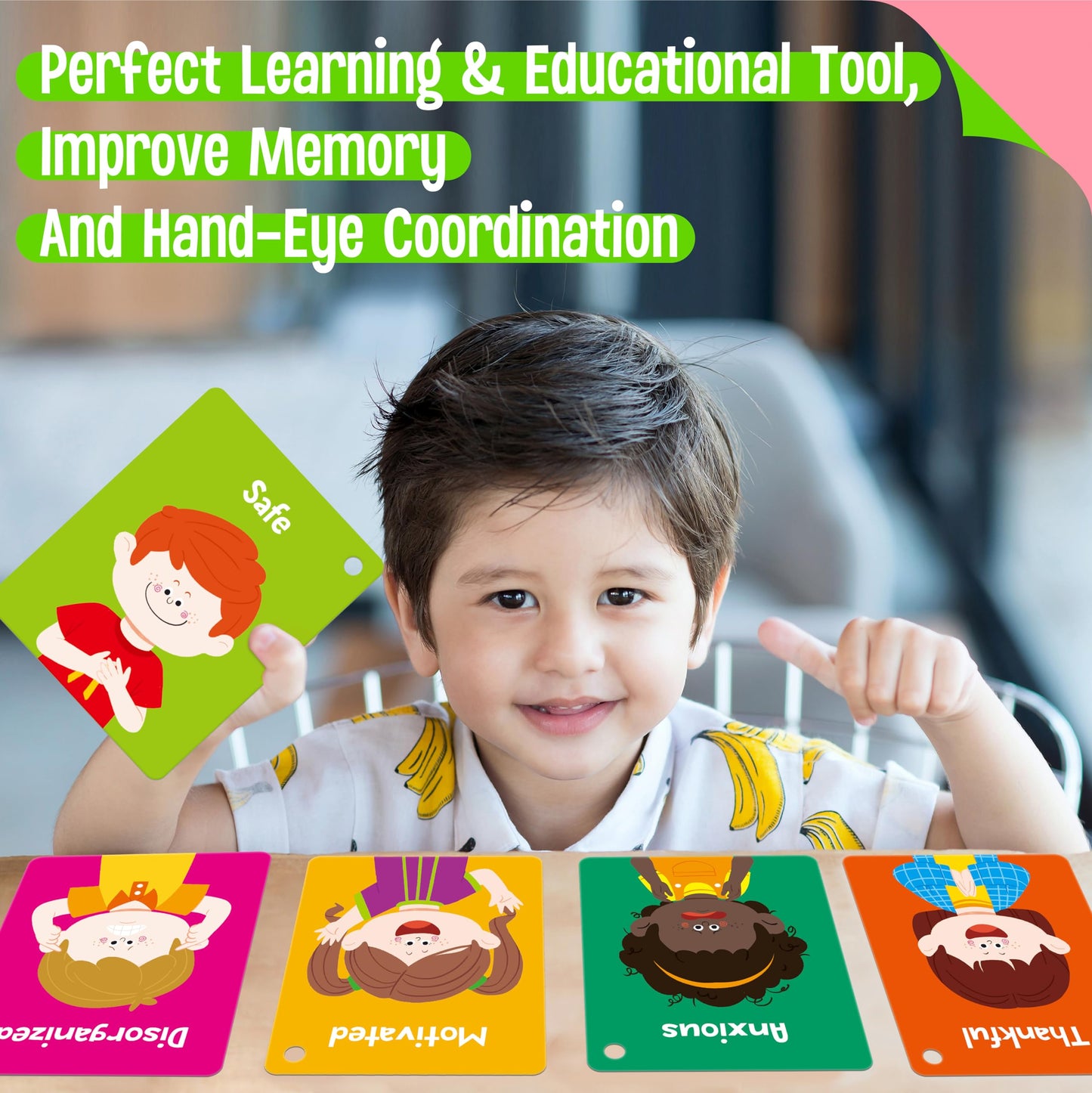 Tarjetas de emociones, 50 sentimientos diferentes con habilidades de afrontamiento