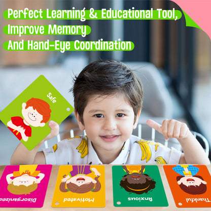 Tarjetas de emociones, 50 sentimientos diferentes con habilidades de afrontamiento