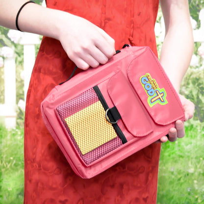 Funda de transporte mediana, se adapta hasta 8.50 x 6.25 x 2 pulgadas con bolsillos