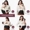 Portabebés Momcozy Hip Seat - Cinturón ajustable con diseño 3D original