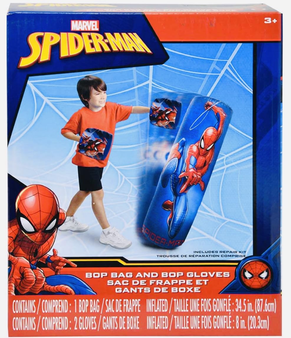 Saco de boxeo inflable de Spider-Man
