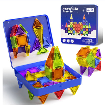 60PCS Gem Magnetic Tiles