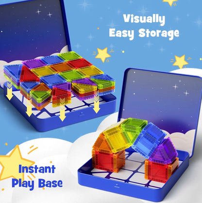 60PCS Gem Magnetic Tiles