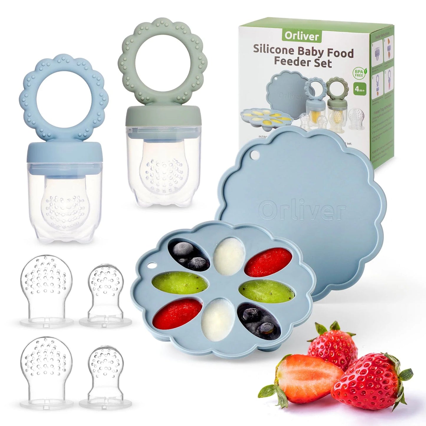 Alimentador de frutas para bebés