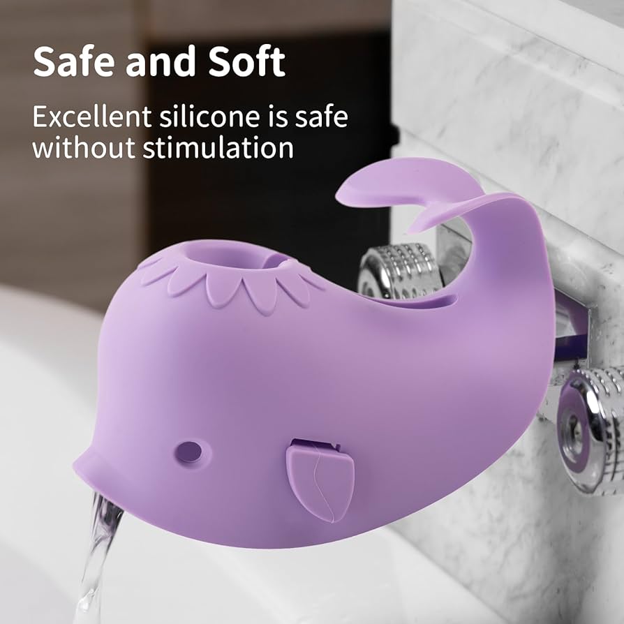Cubierta para grifo de bañera para bebé, protector de cabezal de ducha