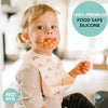Loulou Lollipop Babero de silicona suave e impermeable para bebés
