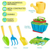 Juego de herramientas de jardinería para niños FITNATE Green, 6 piezas