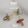 BIBS - Paquete de 2 chupetes, size 1