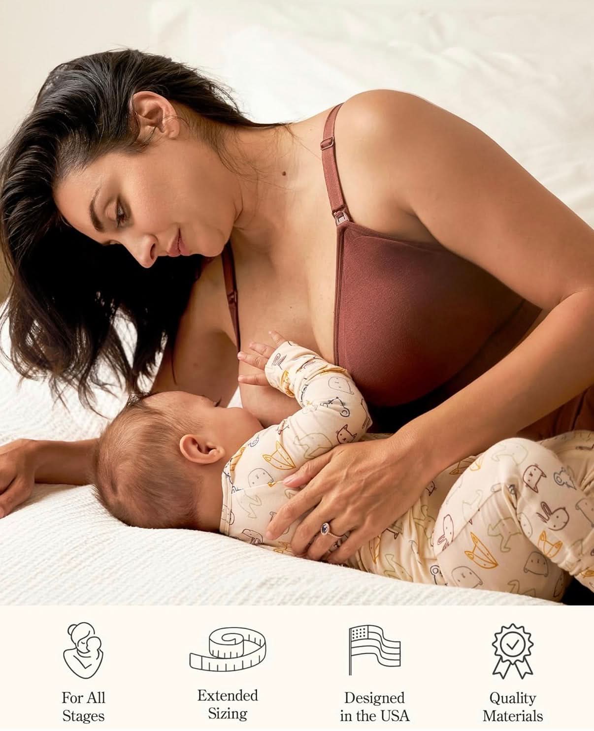 Kindred Bravely Sublime - Sujetador de lactancia sin costuras, Talla L