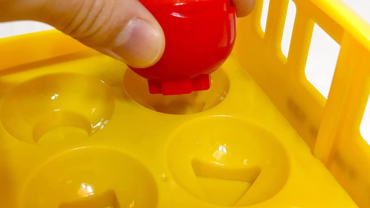 Lil' Yolkers - Juego de huevos de autobús escolar para habilidades sensoriales y motoras
