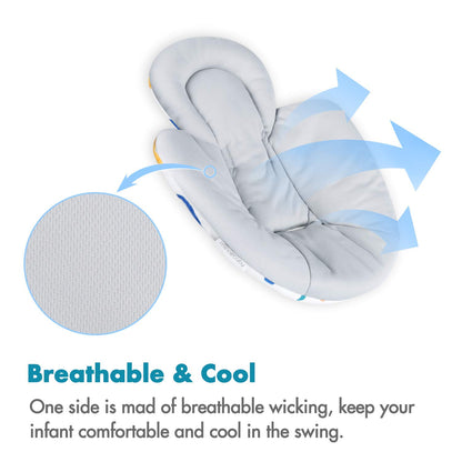 Minne Baby Inserto para bebés compatible con columpio MamaRoo y RockaRoo de 4Moms