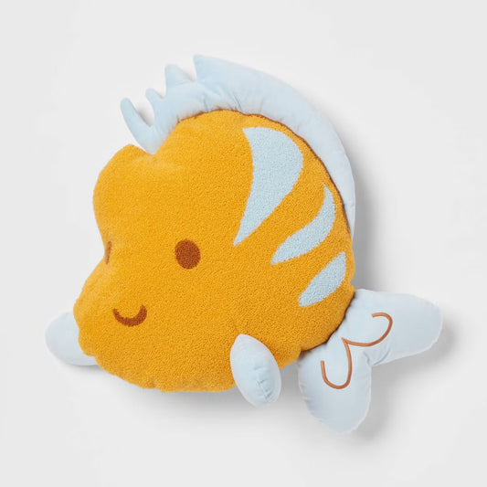 Almohada infantil Flounder, compañera de la princesa Ariel