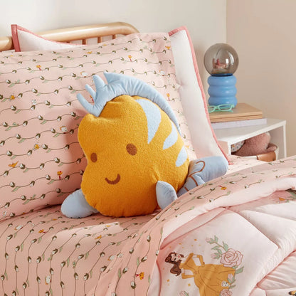 Almohada infantil Flounder, compañera de la princesa Ariel