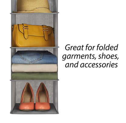 Whitmor Organizador de armario de 5 secciones