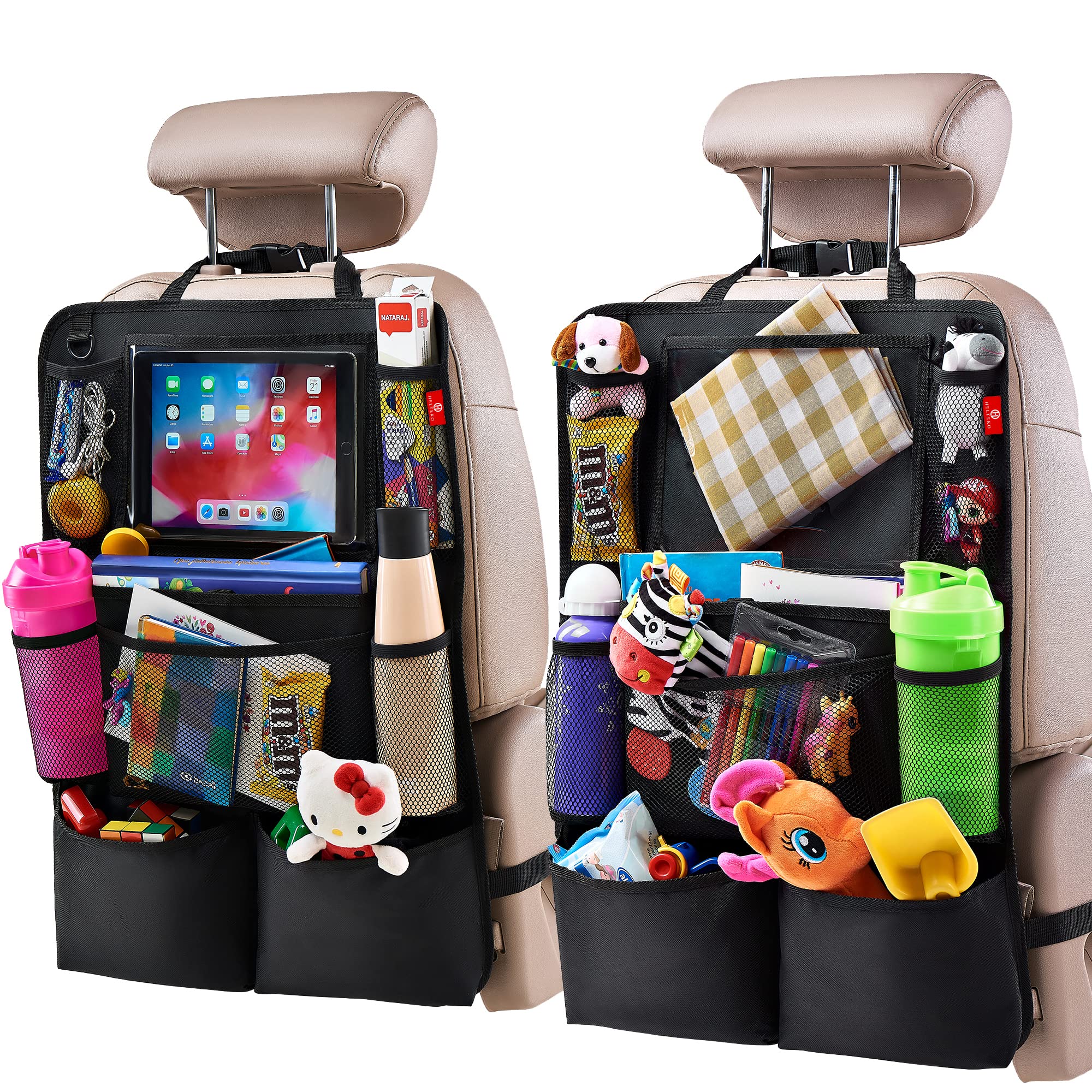 Helteko Organizador de asiento trasero para coche