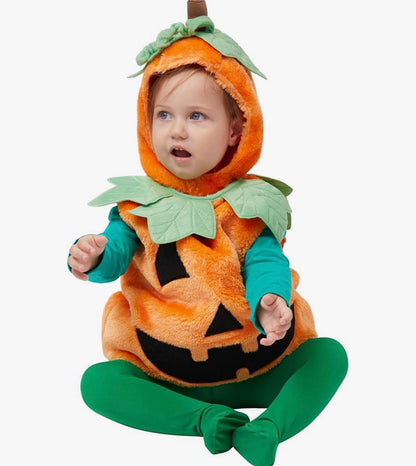 Spooktacular Creations Disfraz de calabaza para bebé de Halloween, 6-12 meses