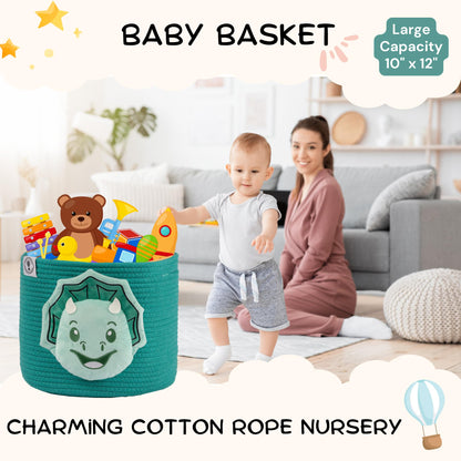 Cesta para bebé con diseño de dinosaurio Petit Voyager