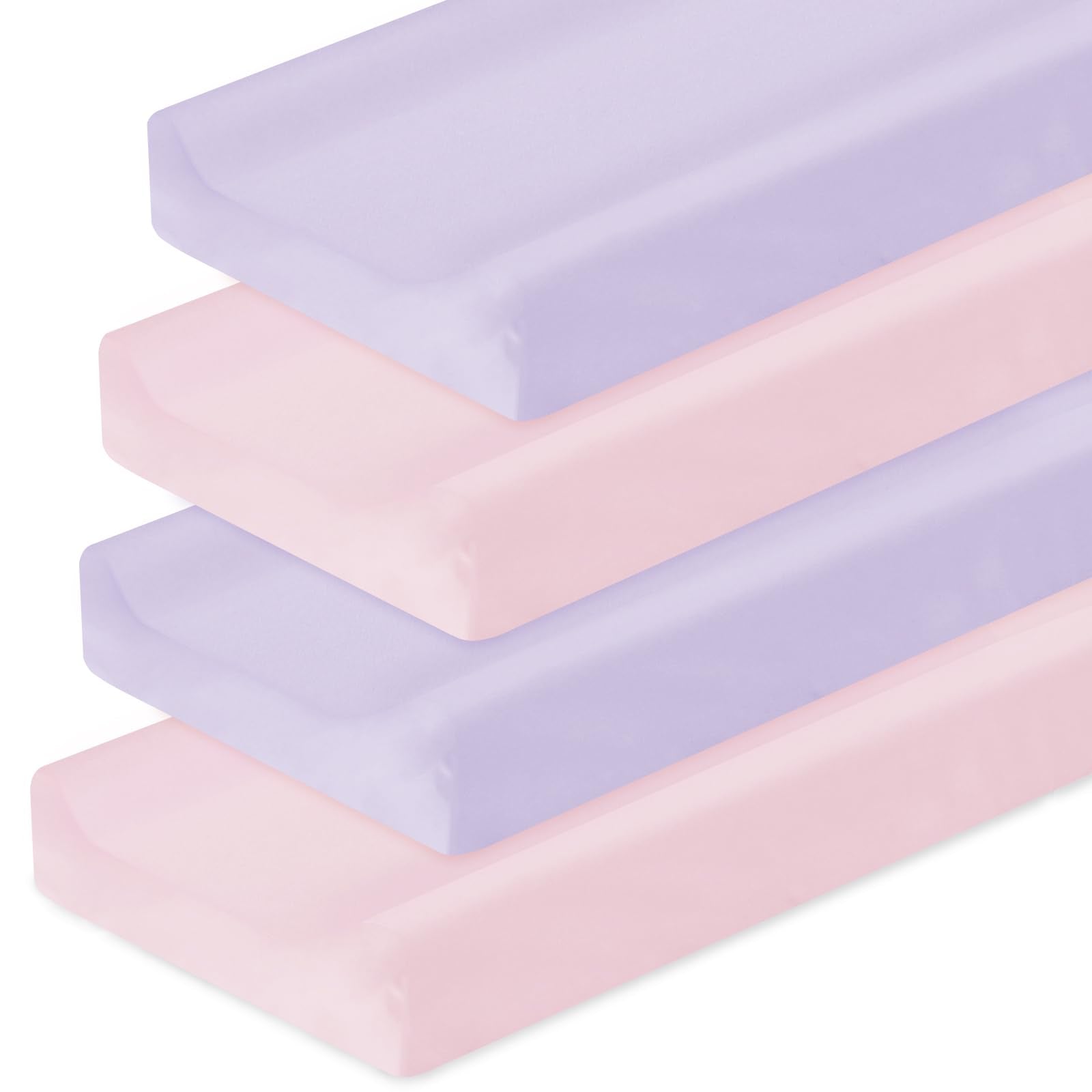 Magik & Kover funda para cambiador para niñas, paquete de 4