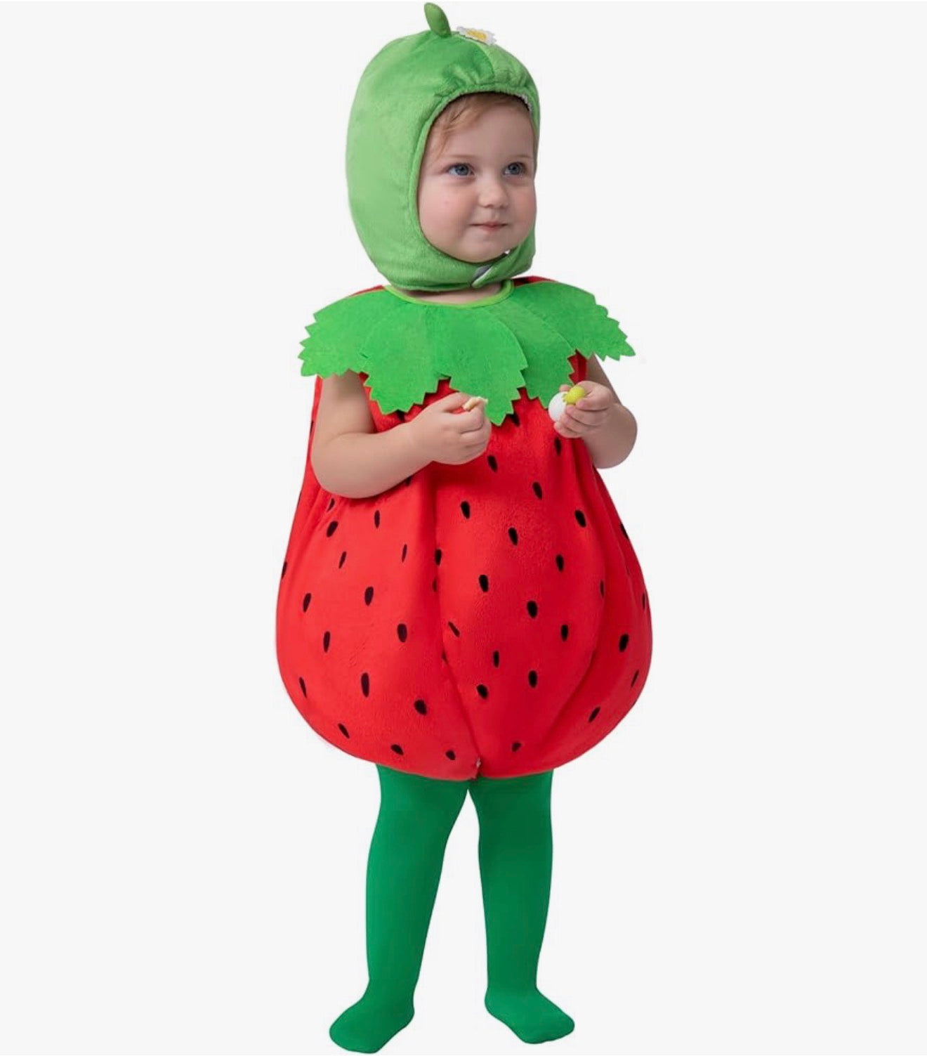 Spooktacular Creations Disfraz de fresa para bebé de Halloween, 12-18 meses