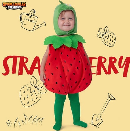 Spooktacular Creations Disfraz de fresa para bebé de Halloween, 12-18 meses