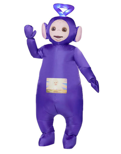 Disfraz inflable de Tinky Winky de los Teletubbies de Halloween para adultos